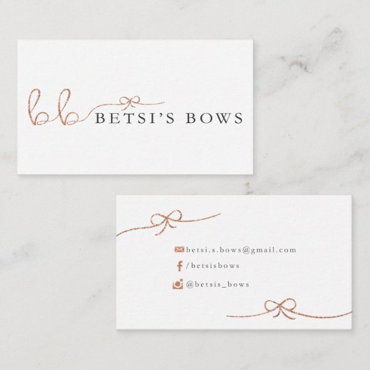 Carte De Visite Les arcs de Betsi (Devant / Derrière)