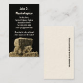 Carte De Visite Les balles de foin carrées dans une pile (Devant / Derrière)