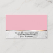 Carte De Visite Les beignets | Logo de Chef Spatula (Dos)