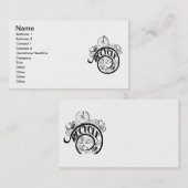 Carte De Visite Les bicyclettes vintages réutilisent l'habillement (Devant / Derrière)