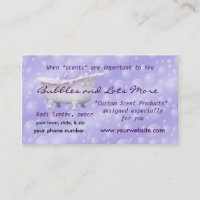 Les bulles de toilettes des affaires Card2-