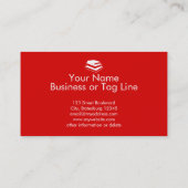 Carte De Visite Les cadeaux de bibliothécaire gardent le calme (Dos)