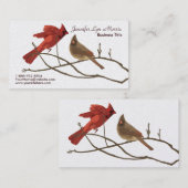 Carte De Visite Les cardinaux rouges des festivals (Devant / Derrière)