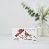 Carte De Visite Les cardinaux rouges des festivals (Debout devant)