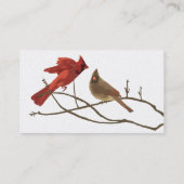 Carte De Visite Les cardinaux rouges des festivals (Dos)