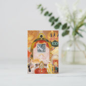 Carte De Visite Les cathédrales de Broadway par Florine Stettheime (Debout devant)