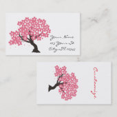 Carte De Visite Les cerisiers de Sakura s'épanouissent à Thunder_C (Devant / Derrière)