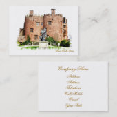 CARTE DE VISITE LES CHÂTEAUX BIEN ÉQUIPÉS (Devant / Derrière)