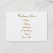 CARTE DE VISITE LES CHÂTEAUX BIEN ÉQUIPÉS (Dos)