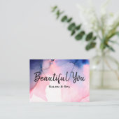 Carte De Visite Les cheveux de salon de spa de *~* fouettent (Debout devant)