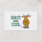 Carte De Visite Les chèvres sont fraîches (Dos)