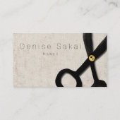 Carte De Visite Les ciseaux sur mesure (Dos)