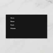 Carte De Visite Les citations motivationnelles personnalisent l'Ar (Dos)