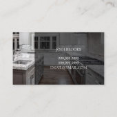 Carte De Visite Les comptoirs, les maisons, les travaux de constru (Dos)