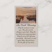 Carte De Visite Les condoléances irlandaises de coeur (Devant)