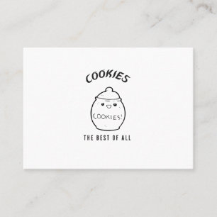Carte De Visite Les cookies sont les meilleurs de tous