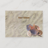 Carte De Visite Les coquillages sur la plage (Dos)