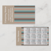 Carte De Visite Les côtes de l'océan Pacifique (Devant / Derrière)