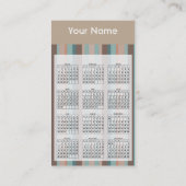 Carte De Visite Les côtes de l'océan Pacifique (Dos)