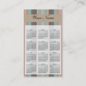 Carte De Visite Les côtes de l'océan Pacifique (Dos)