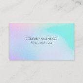 Carte De Visite Les couleurs mêlent arrière - plan moderne (Devant)