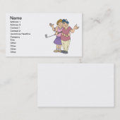 Carte De Visite Les couples qui jouent au golf ensemble restent (Devant / Derrière)