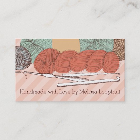 Carte De Visite les crochets de crochet faits sur commande (Devant)