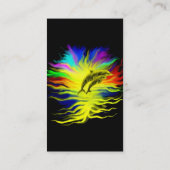 Carte De Visite Les dauphins au soleil (Dos)