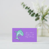 Carte De Visite Les dauphins bleus sauter Thunder_Cove (Debout devant)