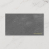 Carte De Visite Les échelles grises d'avocat de l'or de justice (Dos)