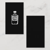 Carte De Visite Les effets secondaires des poisons sur les médias  (Devant / Derrière)