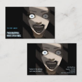 Carte De Visite Les Enquêteurs Paranormal La Dame fantôme Effrayan (Devant / Derrière)