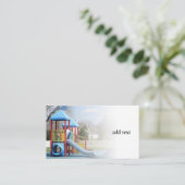 Carte De Visite Les équipements d'aire de jeux pour enfants (Debout devant)