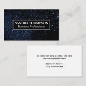 Carte De Visite Les étoiles dans le ciel nocturne (Devant / Derrière)