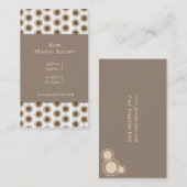 Carte de visite ~ Les étoiles rétro, rougissantes (Devant / Derrière)