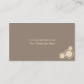 Carte de visite ~ Les étoiles rétro, rougissantes (Dos)