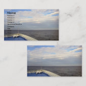 Carte De Visite Les explorons/cartes de croisière d'Affaire-Profil (Devant / Derrière)