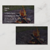 Carte De Visite Les feux de camp (Devant / Derrière)