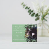 Carte De Visite Les filles d'Anime tournoient et la paix (Debout devant)