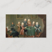 Carte De Visite Les frères Clarke avec d'autres messieurs prenant (Dos)