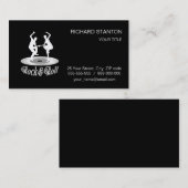 Carte De Visite Les gens dansent Rock and roll (Devant / Derrière)