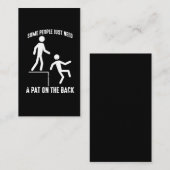 Carte De Visite Les Gens Sarcastiques Citation Offensive Sur Le Do (Devant / Derrière)