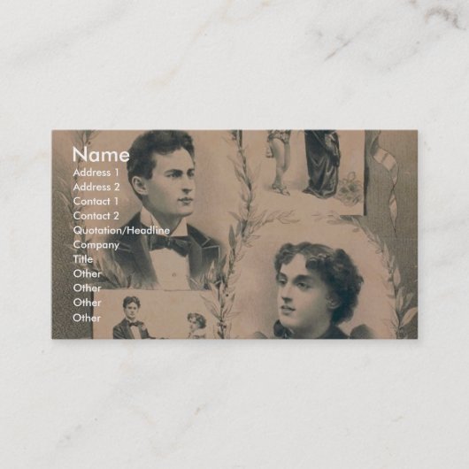 Carte De Visite Les Houdinis, 'La métamorphose change en 3 seconde (Devant)