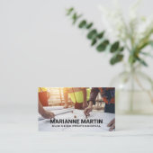 Carte De Visite Les ingénieurs qui examinent les plans (Debout devant)