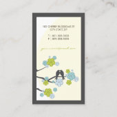 Carte De Visite Les inséparables Sakura de fleurs de cerisier (Dos)