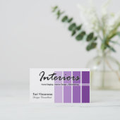 Carte De Visite Les intérieurs autoguident des affaires de (Debout devant)