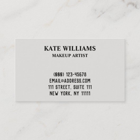 Carte De Visite Les jetons en marbre façonnent les pièces texturée (Dos)