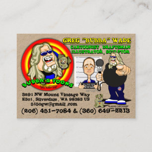 CARTE DE VISITE LES JOUETS DE BUBBA