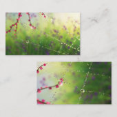 Carte De Visite Les joyaux d'un Signet du matin du printemps (Devant / Derrière)