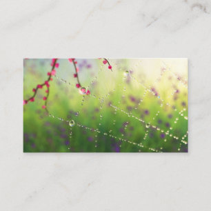 Carte De Visite Les joyaux d'un Signet du matin du printemps